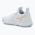 Női röplabda cipő Mizuno Wave Momentum 3 fehér/ navy peony/ barack parfait 3