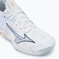 Női röplabda cipő Mizuno Wave Momentum 3 fehér/ navy peony/ barack parfait 7