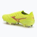 Mizuno Morelia Neo IV β Elite MIX safety yellow/fiery coral 2/safety yellow férfi futballcipő 3