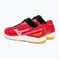 Mizuno Stealth Star 2 Jr gyermek kézilabda cipő radiant red/white/carrot curl 3