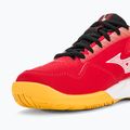 Mizuno Stealth Star 2 Jr gyermek kézilabda cipő radiant red/white/carrot curl 8