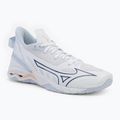 Női kézilabda cipő Mizuno Wave Mirage 5 fehér/sárga barack/barack parfait