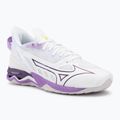 Női kézilabda cipő Mizuno Wave Mirage 5 fehér/patrician purple/quince