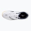 Mizuno Wave Drive 9 teniszcipő fehér/ruhakék/arany 5