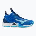 Férfi röplabda cipő Mizuno Wave Momentum 3 Mid mugen kék/fehér/északkék 2