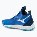 Férfi röplabda cipő Mizuno Wave Momentum 3 Mid mugen kék/fehér/északkék 3