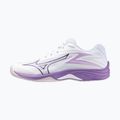 Gyermek röplabda cipő Mizuno Lightning Star Z7 fehér/patrician lila/birs/quint 8