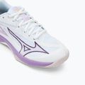 Gyermek röplabda cipő Mizuno Lightning Star Z7 fehér/patrician lila/birs/quint 7