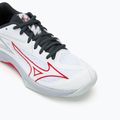 Gyermek röplabda cipő Mizuno Lightning Star Z7 fehér/szalézi/fekete 7