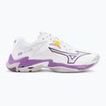 Női röplabda cipő Mizuno Wave Lightning Z8 fehér/patrician purple/quince 2