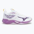 Női röplabda cipő Mizuno Wave Dimension fehér/patrician purple/quince 2