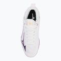 Női röplabda cipő Mizuno Wave Dimension Mid white/patrician purple/quince 5