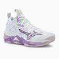 Női röplabda cipő Mizuno Wave Momentum 3 Mid fehér/patrician purple/quince