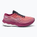 Női futócipő Mizuno Wave Skyrise 5 mineral red/white sand/violet quartz 2