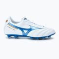 Férfi Mizuno Morelia II Pro MD futballcipő fehér/lézerkék/arany 2