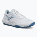 Női teniszcipő Mizuno Wave Enforce Court CC white/ parisian blue/ plein air