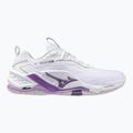 Mizuno Wav Stealth Neo 2 kézilabda cipő fehér / navy barack / barack parfait