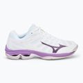 Női röplabda cipő Mizuno Wave Voltage 2 white/patrician purple/quince 2