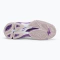 Női röplabda cipő Mizuno Wave Voltage 2 white/patrician purple/quince 4