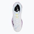 Női röplabda cipő Mizuno Wave Voltage 2 white/patrician purple/quince 5