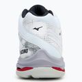 Férfi röplabda cipő Mizuno Wave Voltage 2 Mid fehér/salsa/fekete 6