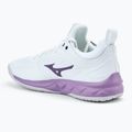 Női röplabda cipő Mizuno Wave Luminous 3 fehér/patrician purple/quince 3