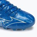 Férfi futballcipő Mizuno α Pro FG fehér/lézerkék/arany 7