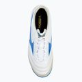 Mizuno Morelia Sala Elite TF férfi futballcipő fehér/lézerkék/arany 5