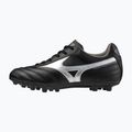 Gyermek focicipő Mizuno Morelia II Club AG fekete/galaxis ezüst/sötét árnyék Mizuno Morelia II Club AG fekete/galaxis ezüst/sötét árnyék