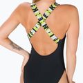 Női egyrészes fürdőruha Nike Logo Tape Crossback fekete NESSC262-001 5