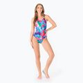 Női egyrészes fürdőruha Nike Multiple Print Fastback lila NESSC010-593 5
