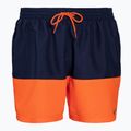 Férfi Nike Split 5" Volley úszónadrág tengerészkék és narancssárga NESSB451-822