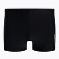 Férfi Nike Reflect Logo Square Leg úszó boxeralsó fekete NESSC583