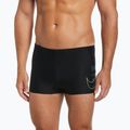 Férfi Nike Reflect Logo Square Leg úszó boxeralsó fekete NESSC583 5