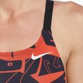 Női egyrészes fürdőruha Nike Multiple Print Fastback narancssárga NESSC050-631 8