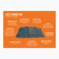 Vango Castlewood 400 csomag ásványi zöld 4 személyes kemping sátor 2
