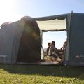 Vango Castlewood 400 csomag ásványi zöld 4 személyes kemping sátor 6