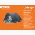 Vango Tahoe 500 mélykék 5 személyes kemping sátor 13