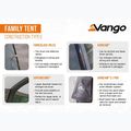 Kempingsátor 5-osobowy Vango Iris 500 twilight blue 11