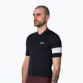Férfi kerékpáros mez Rapha Core Lightweight Jersey black/white 2