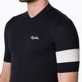 Férfi kerékpáros mez Rapha Core Lightweight Jersey black/white 3