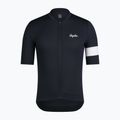 Férfi kerékpáros mez Rapha Core Lightweight Jersey black/white 5