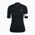 Női kerékpáros mez Rapha Core Lightweight Jersey black/white 5