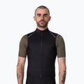 Férfi kerékpáros mellény Rapha Brevet Element Wind Gilet black/grey