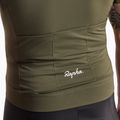 Férfi kerékpáros mez Rapha Core Lightweight Jersey dark green/white 4
