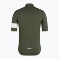 Férfi kerékpáros mez Rapha Core Lightweight Jersey dark green/white 6