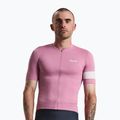 Férfi kerékpáros mez Rapha Core Lightweight Jersey dusty mauve/white