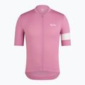 Férfi kerékpáros mez Rapha Core Lightweight Jersey dusty mauve/white 5