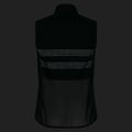 Női kerékpáros mellény Rapha Brevet Gilet III black/silver 4