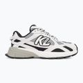 KARL LAGERFELD női cipő Orion Sidetrim fekete bőr/textil és fehér 2